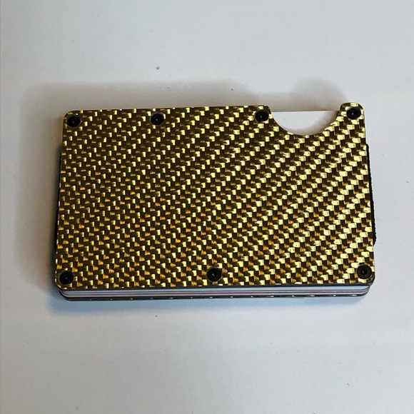 Carbon Fiber 3K RFID Slim Design Wallet Money Clip - Picture 7 of 7
